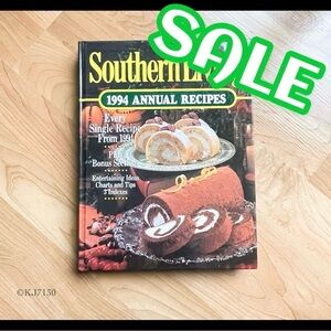 Vintage Southern Living 1994 Annual Recipes Hardcover Cookbook